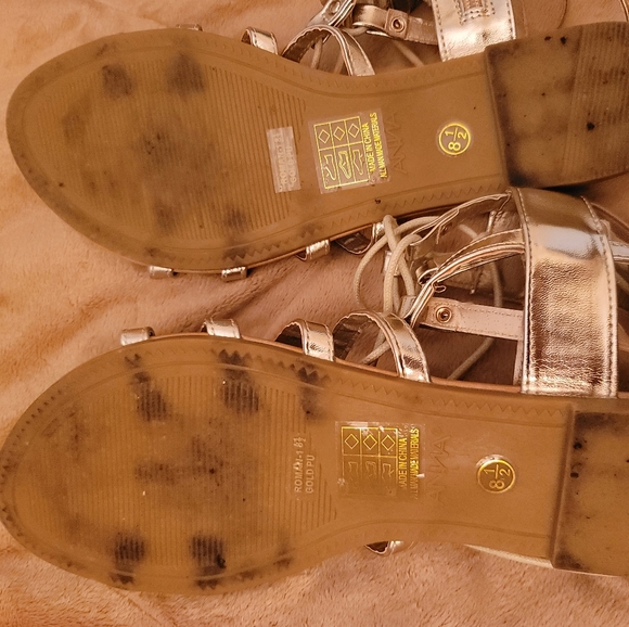 Anna Roman Lace Up Sandals - Picture 7 of 7